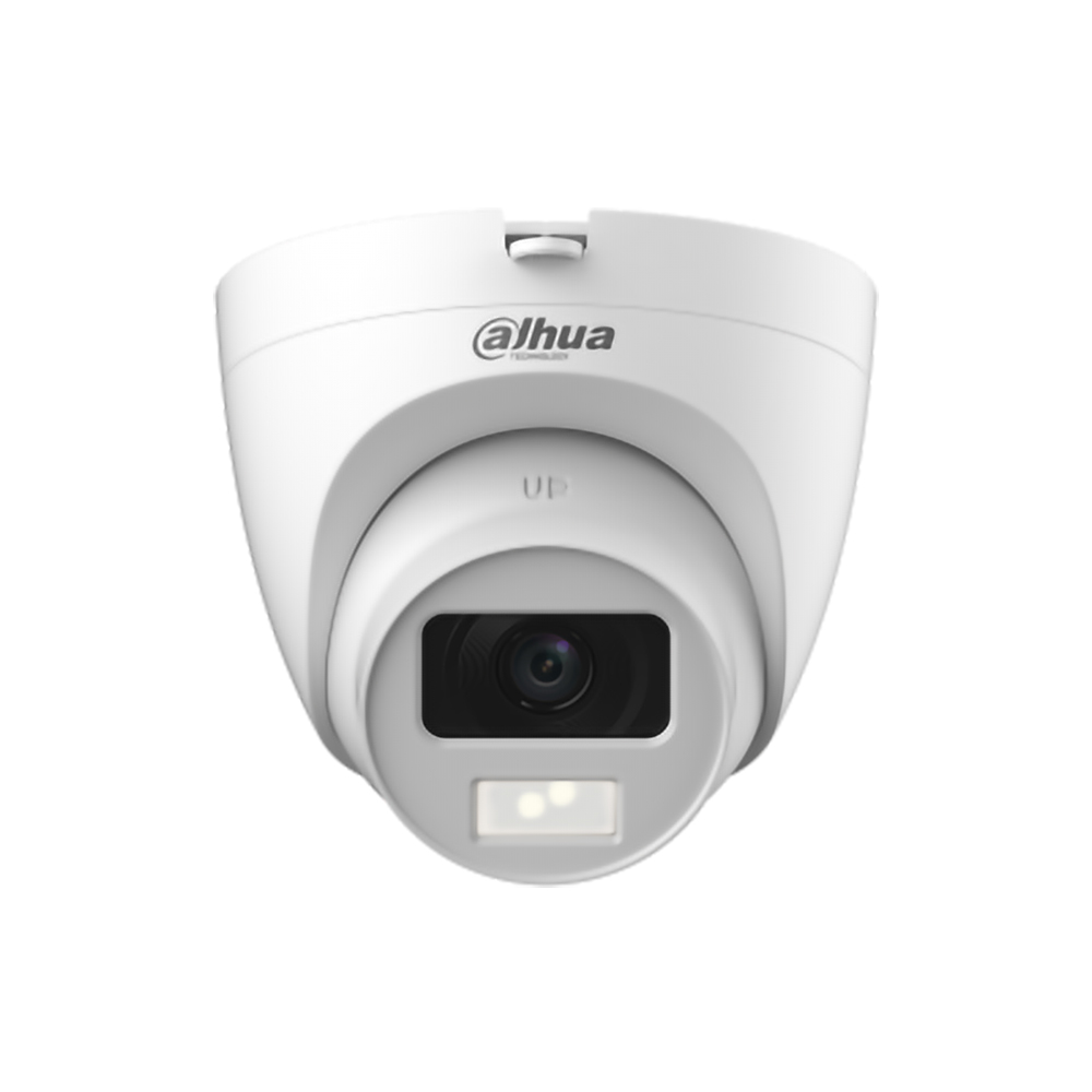 Camara de Seguridad Dahua Domo 2MP Audio Bidireccional Iluminador Dual Blanco