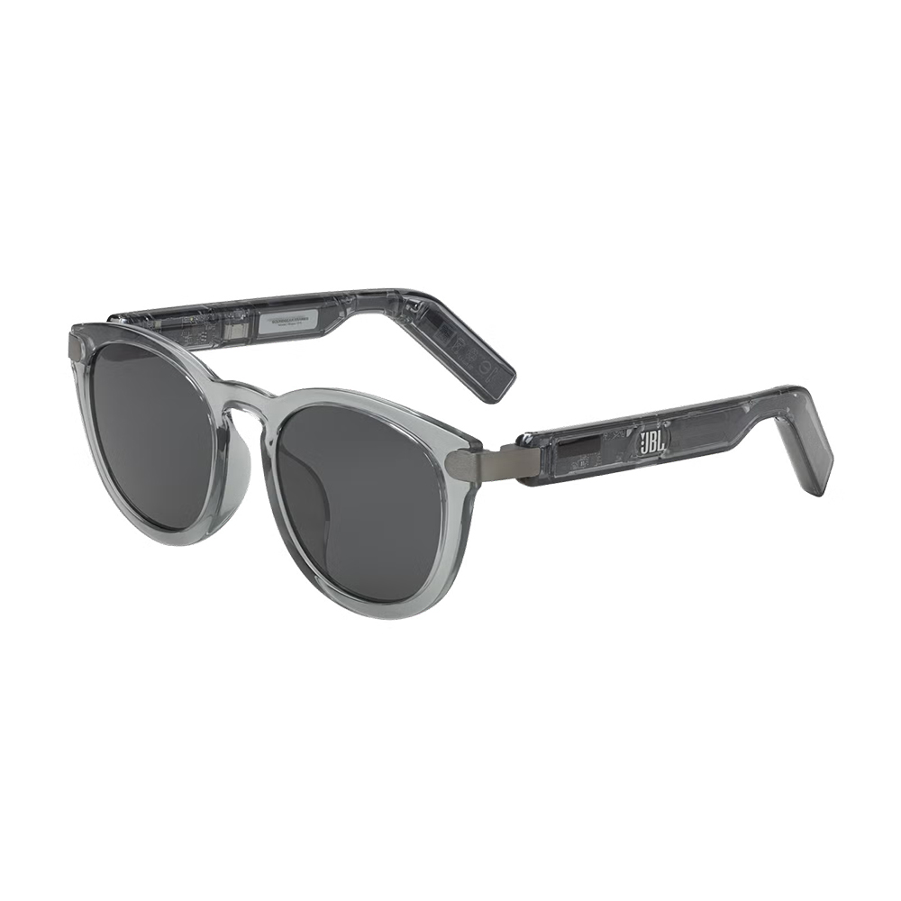 Gafas de audio y sol JBL Soundgear Frames Round color gris