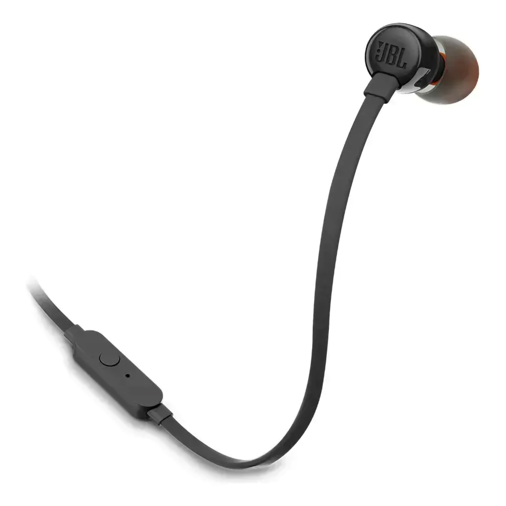 Audifonos Alambricos JBL T110 Wired In-Ear Color Negro - Imagen 2