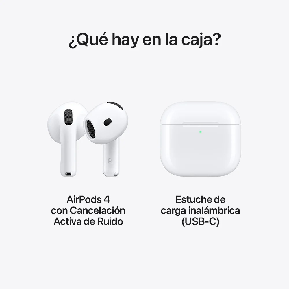 Apple AirPods 4 con Cancelación Activa de Ruido - Imagen 5