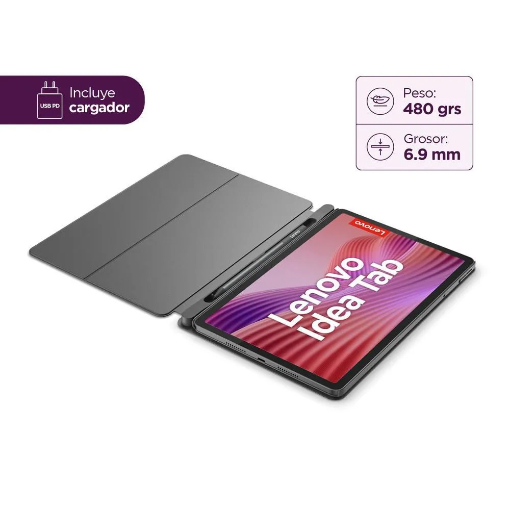 Tablet Lenovo Idea Tab 11 WiFi Ram 8 GB y 128 GB de Almacenamiento Color Gris - Imagen 7