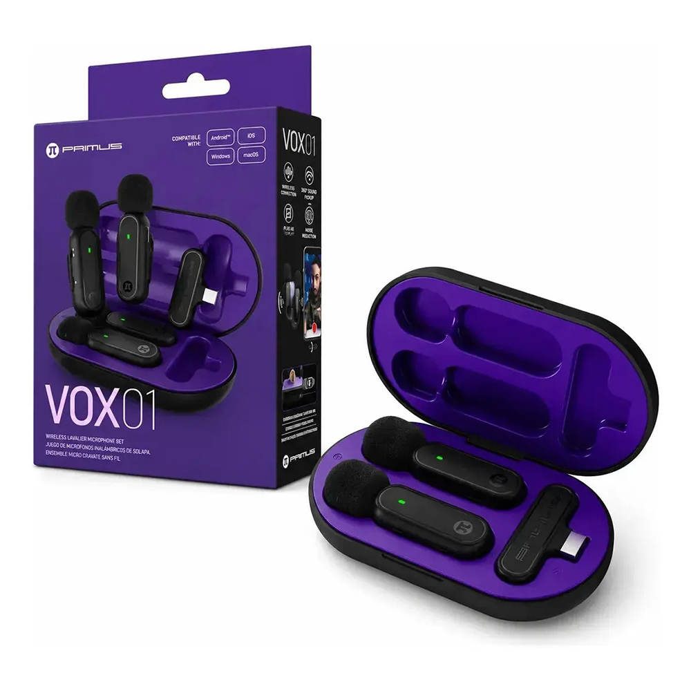 Micrófono inalámbrico Primus VOX01 USB-C - Imagen 7