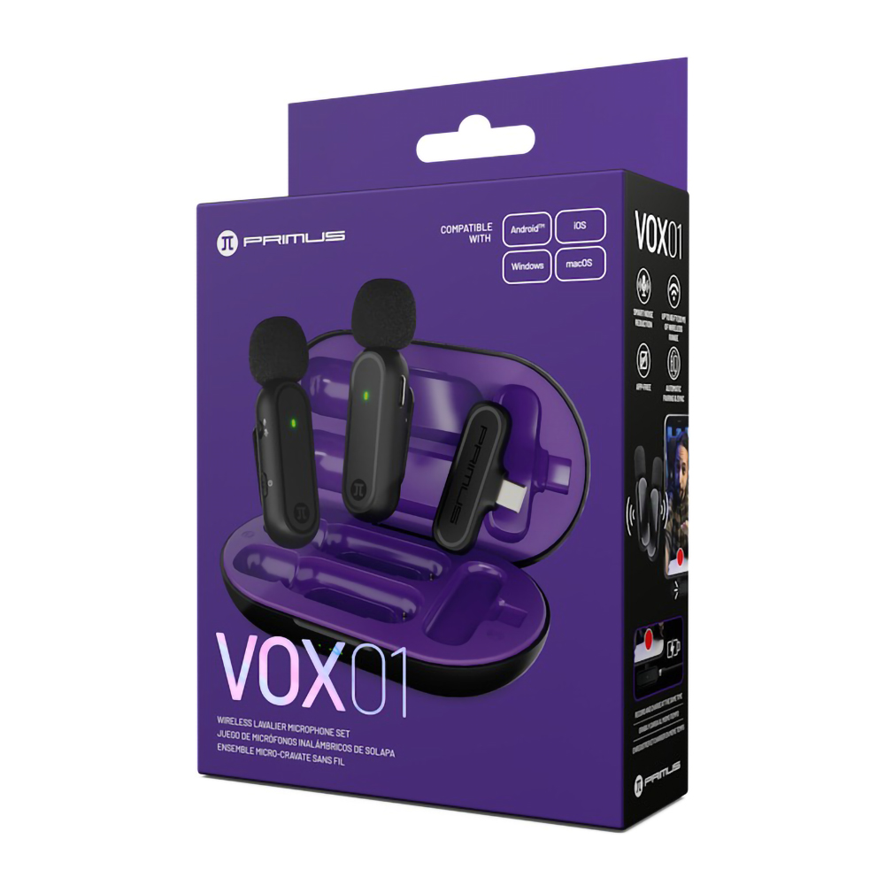 Micrófono inalámbrico Primus VOX01 USB-C - Imagen 3